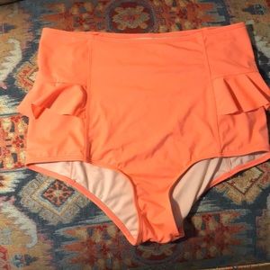 Kortni Jeane hip ruffle swim bottom